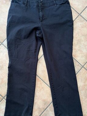 St. John's Bay Navy Straight Leg Pants